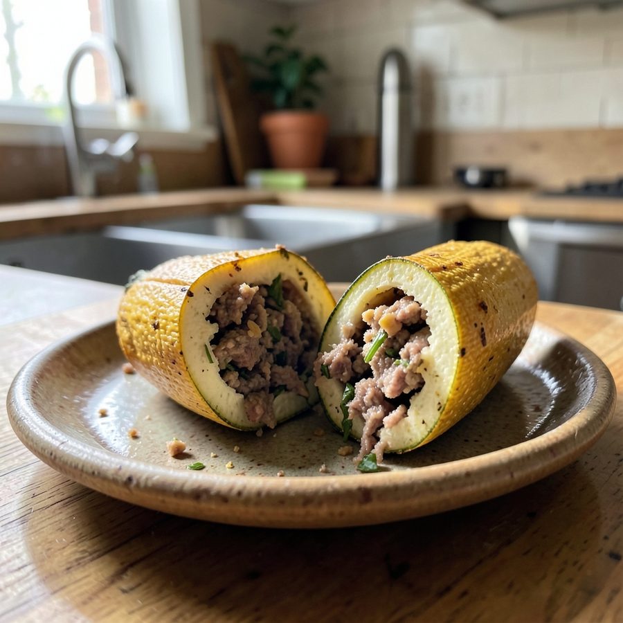 Кабачки, фаршированные мясом: базовый рецепт и варианты запекания
